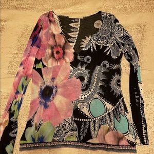 CLASS ROBERTO CAVALLI WOMENS SHIRT, SIZE 50